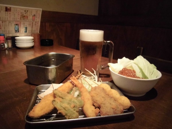 串カツちょい飲みセット