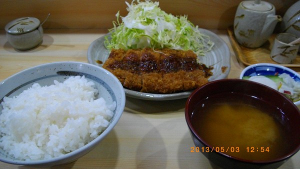 ひれかつ定食