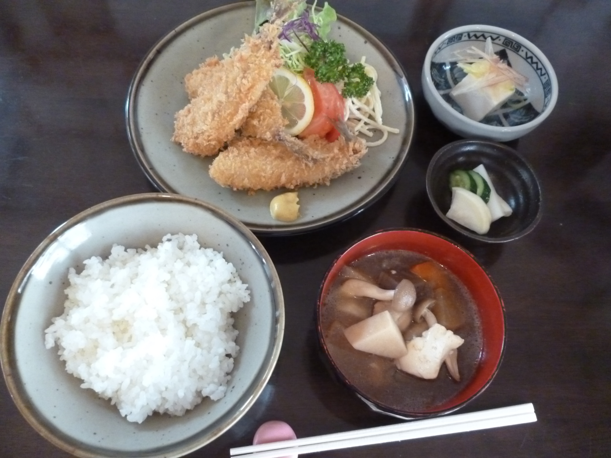 学校さま汁定食