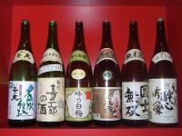 日本各地の地酒が揃っています