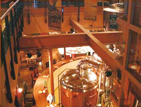 ブルワリーと吹き抜け