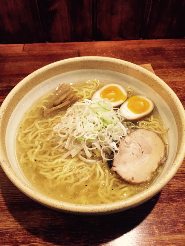 塩ラーメン＆トッピング味付玉子