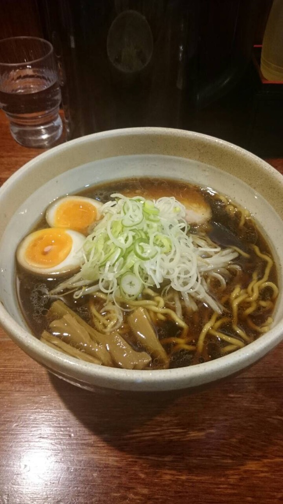 昔風ラーメン玉子付＆トッピング煮玉子