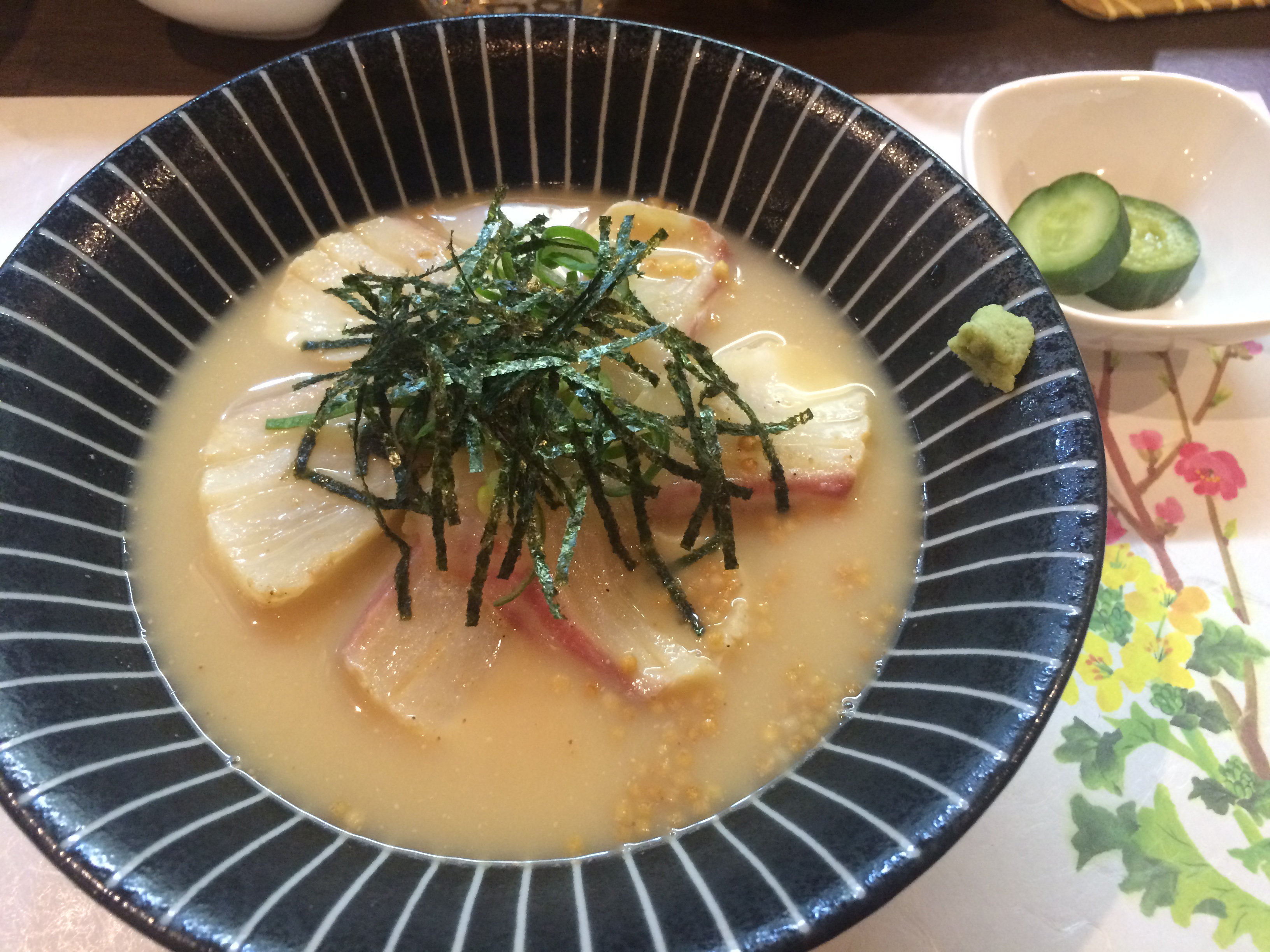 鯛茶漬け1000円
