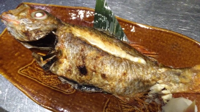 のどぐろ塩焼き