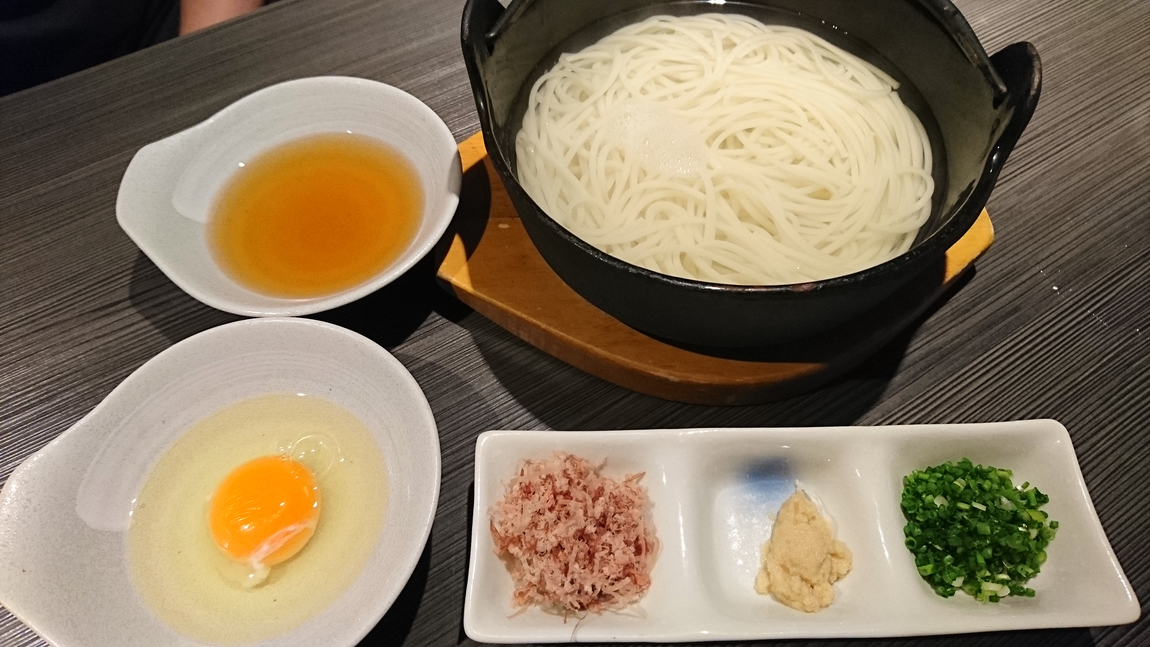 五島うどん地獄炊き
五島うどんが食べられます！あっさりしているので、シメにもおすすめです☆