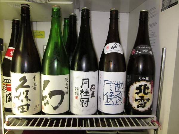 日本酒の種類もこんなに豊富！