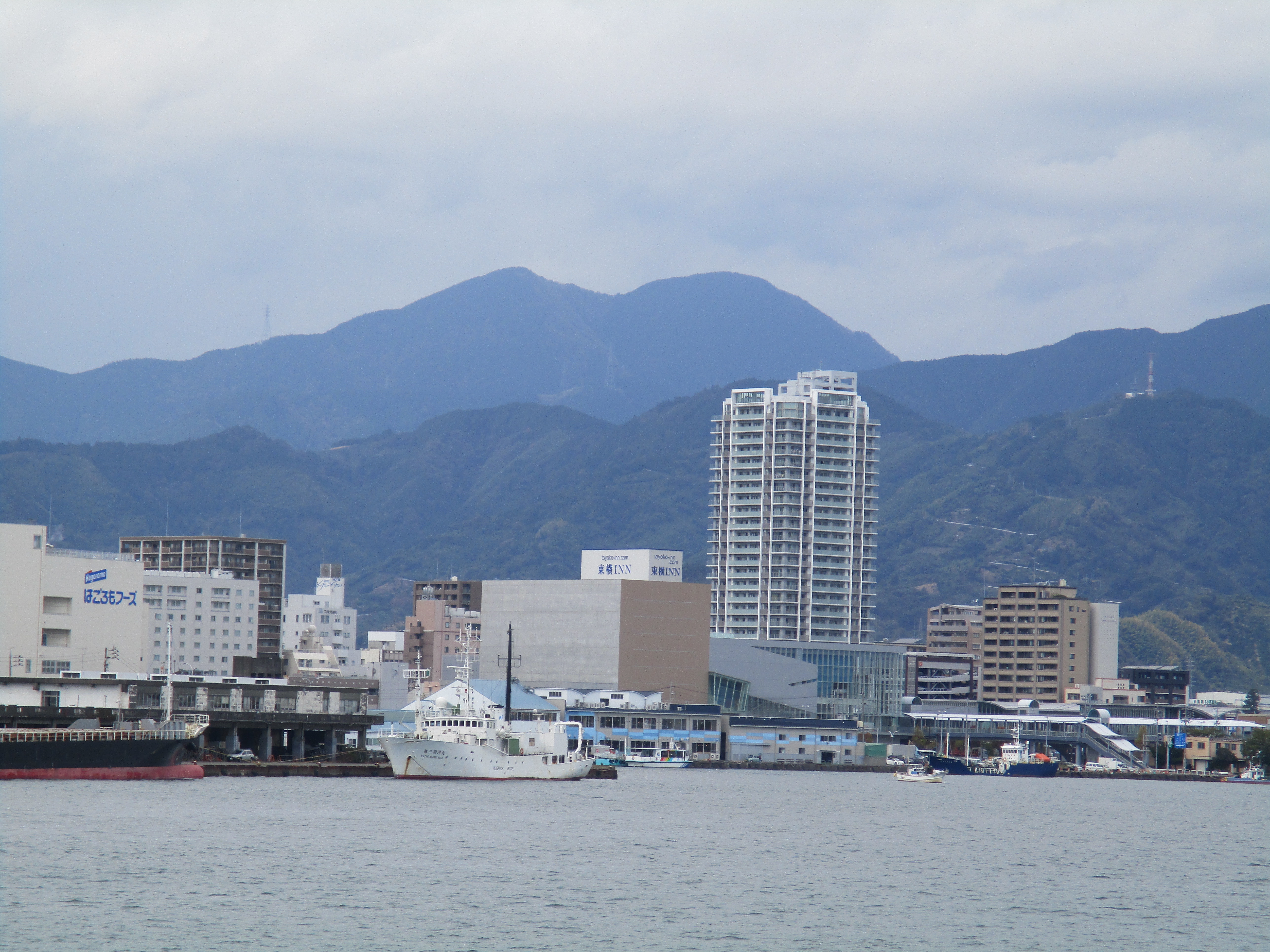 海上からは東横イン静岡清水駅前もご覧いただけます。
