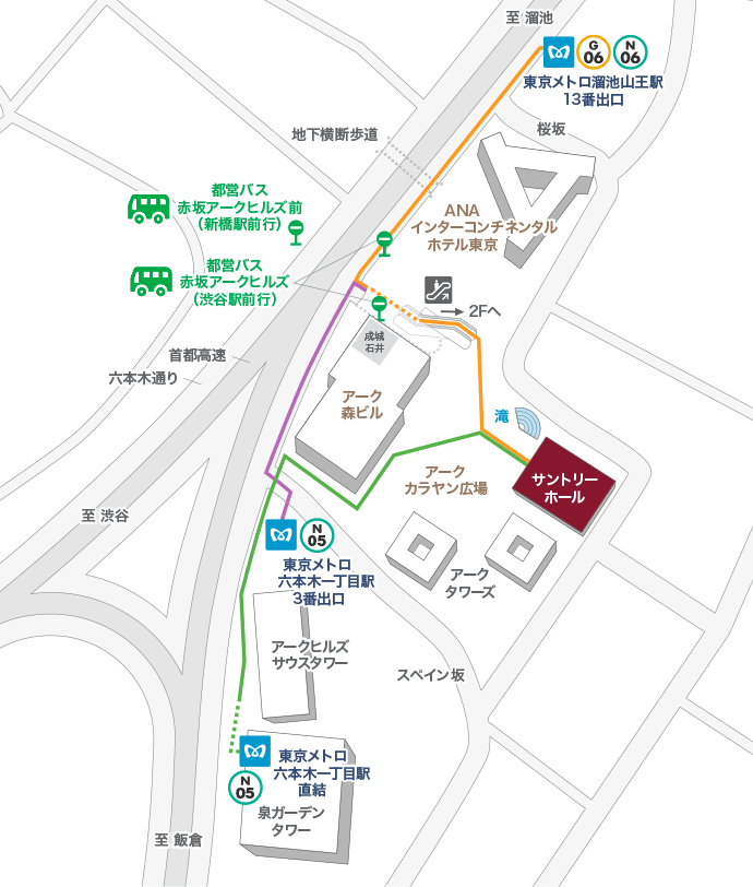 経路案内地図