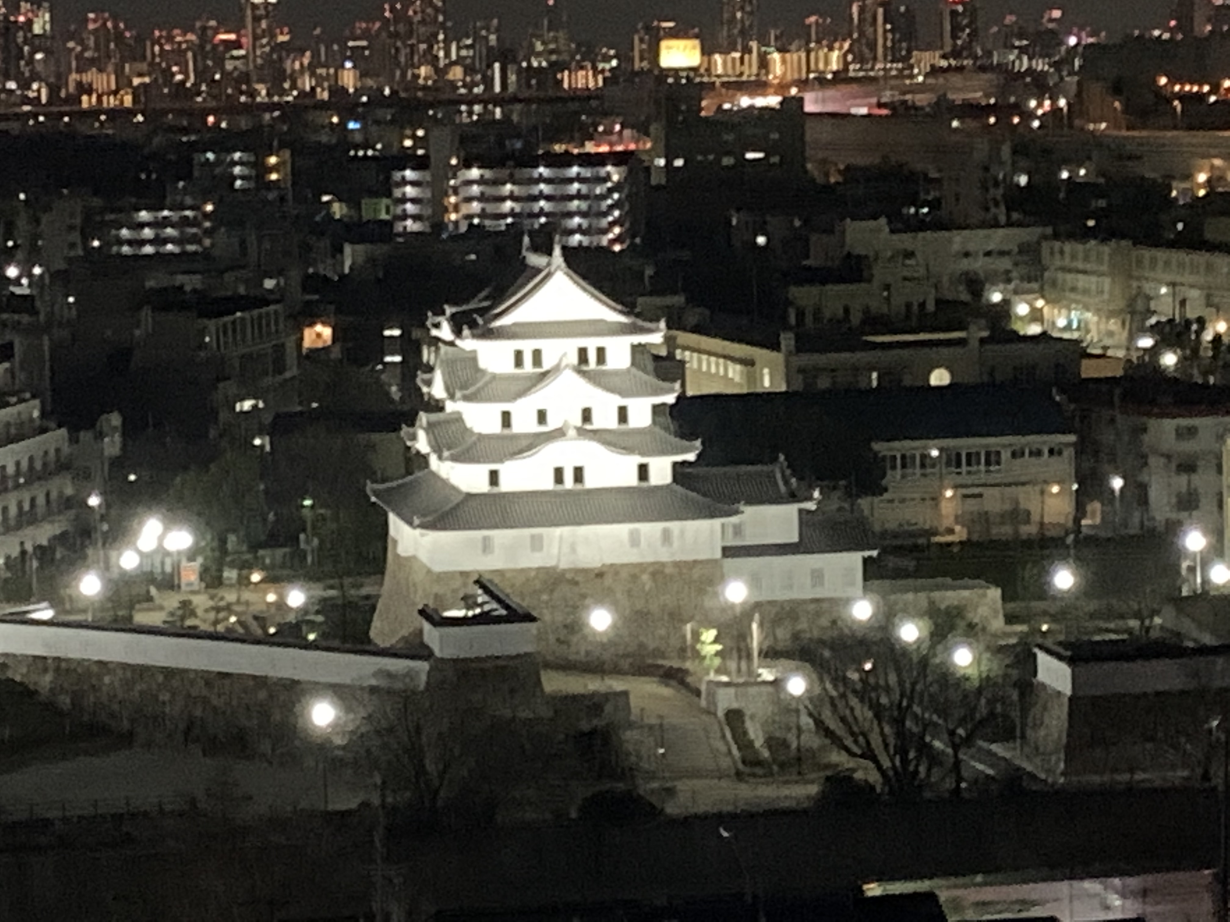 尼崎城　夜景