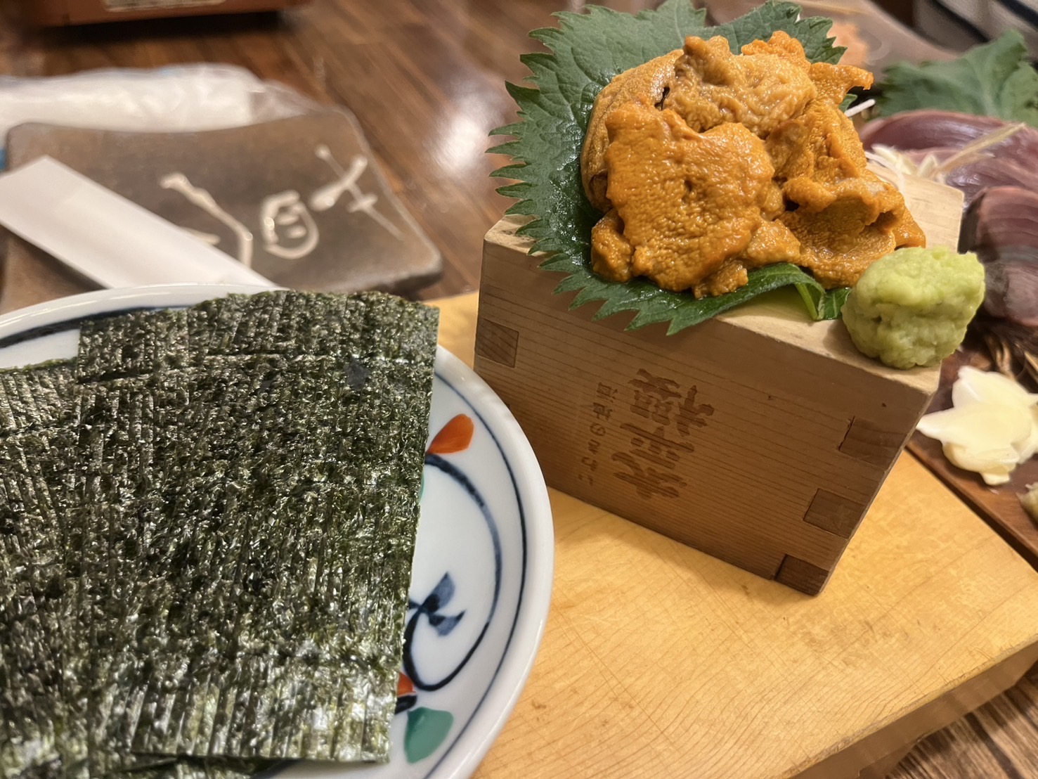 雲丹つまみ