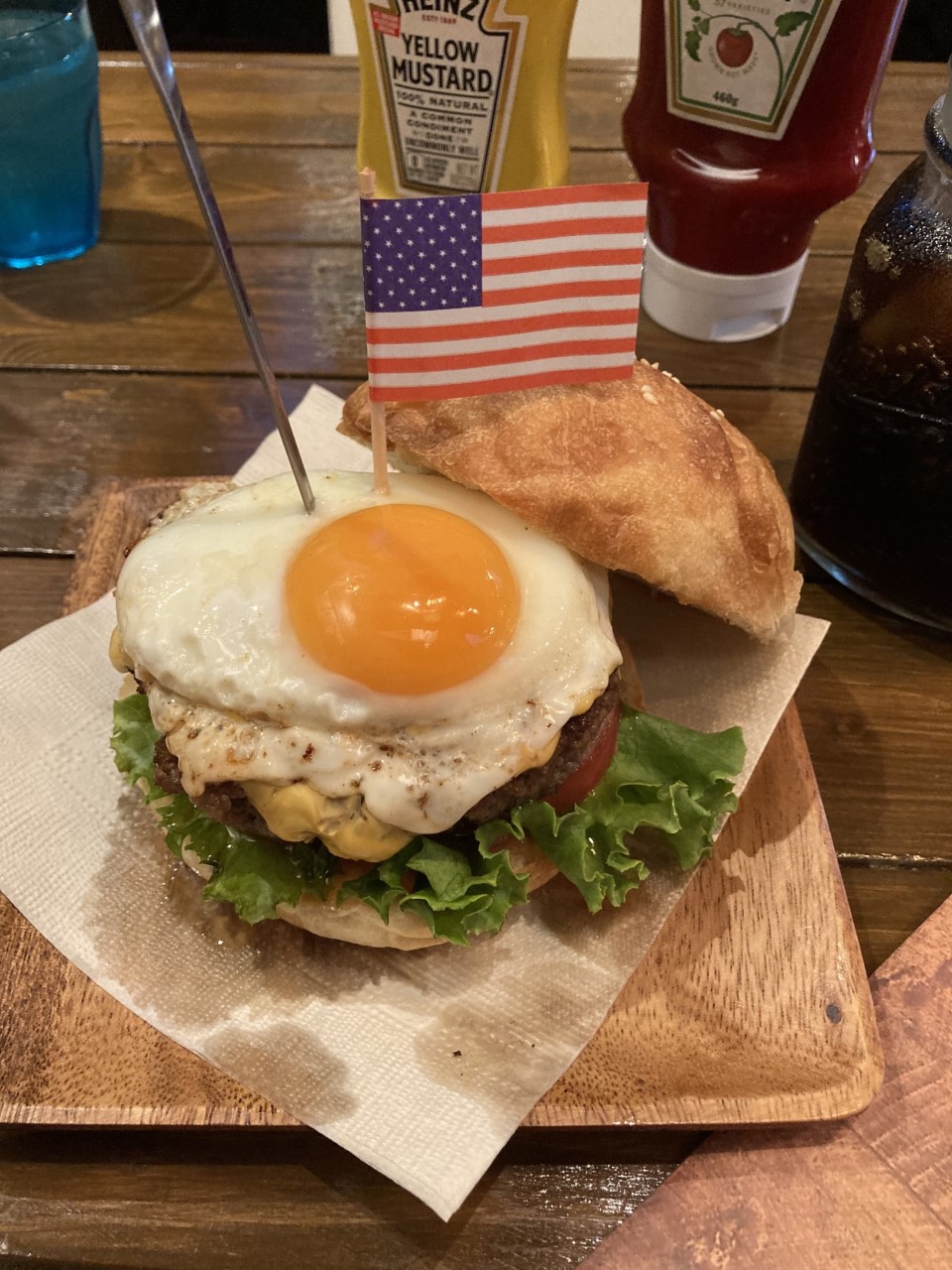 アメリカンスタイルハンバーガー