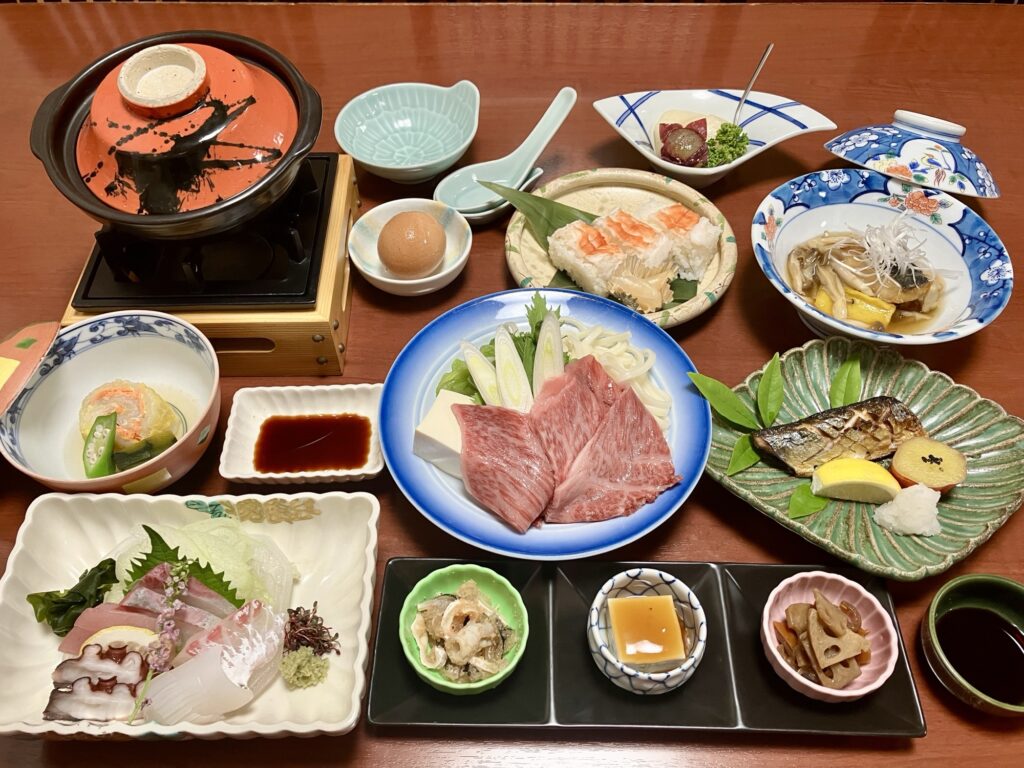 十月旬会席　