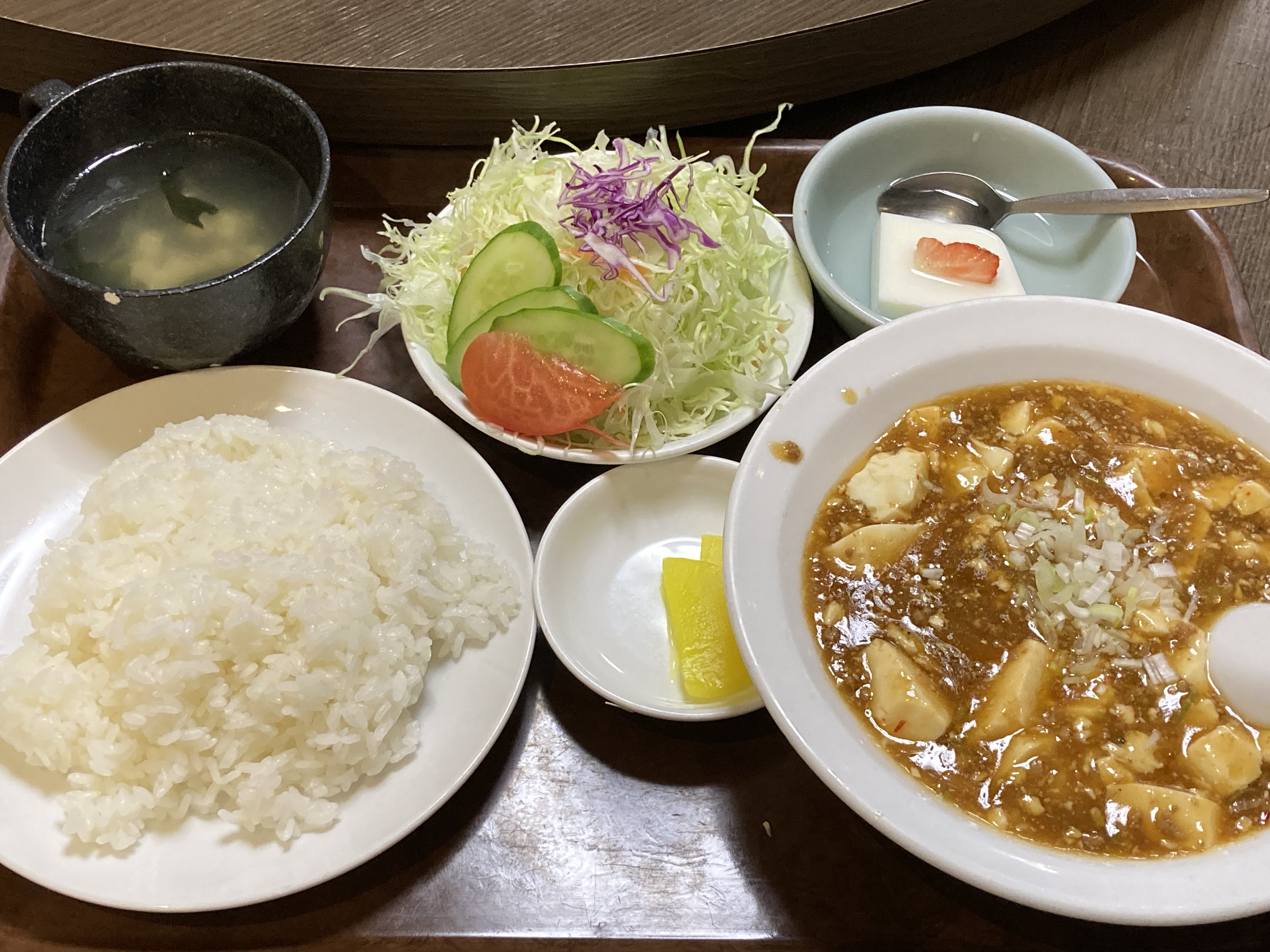 麻婆豆腐定食