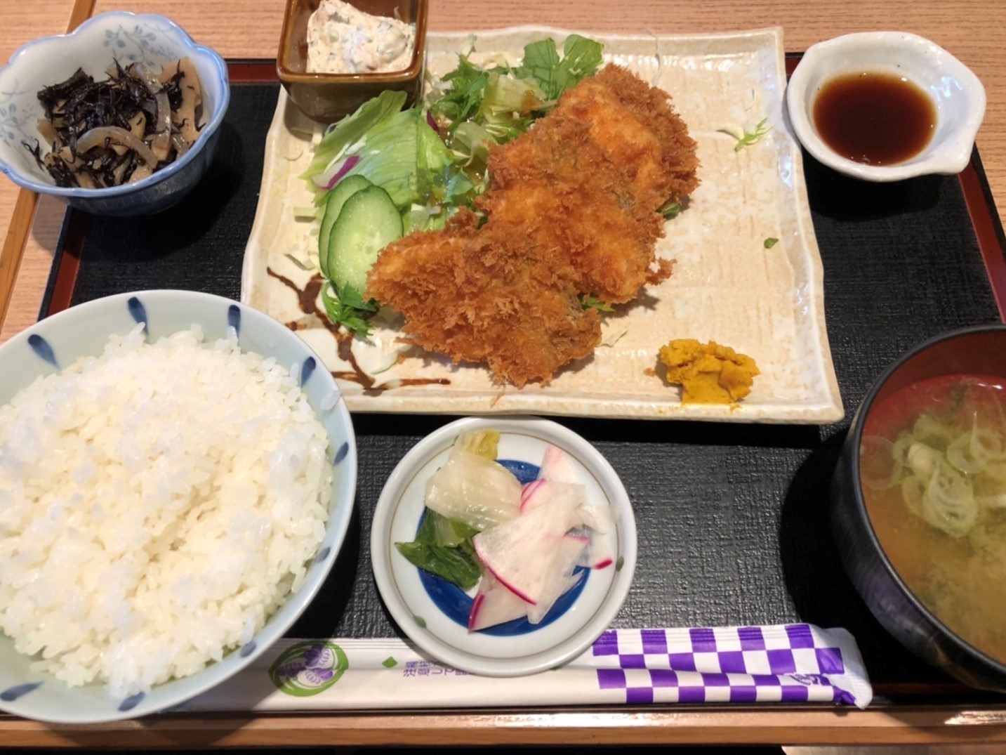 ランチ　真鱈フライ定食