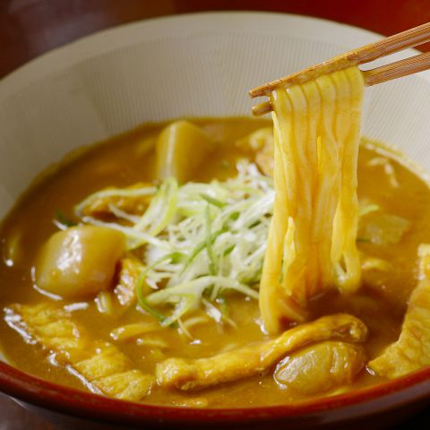 おでん出汁で食べるカレーうどん