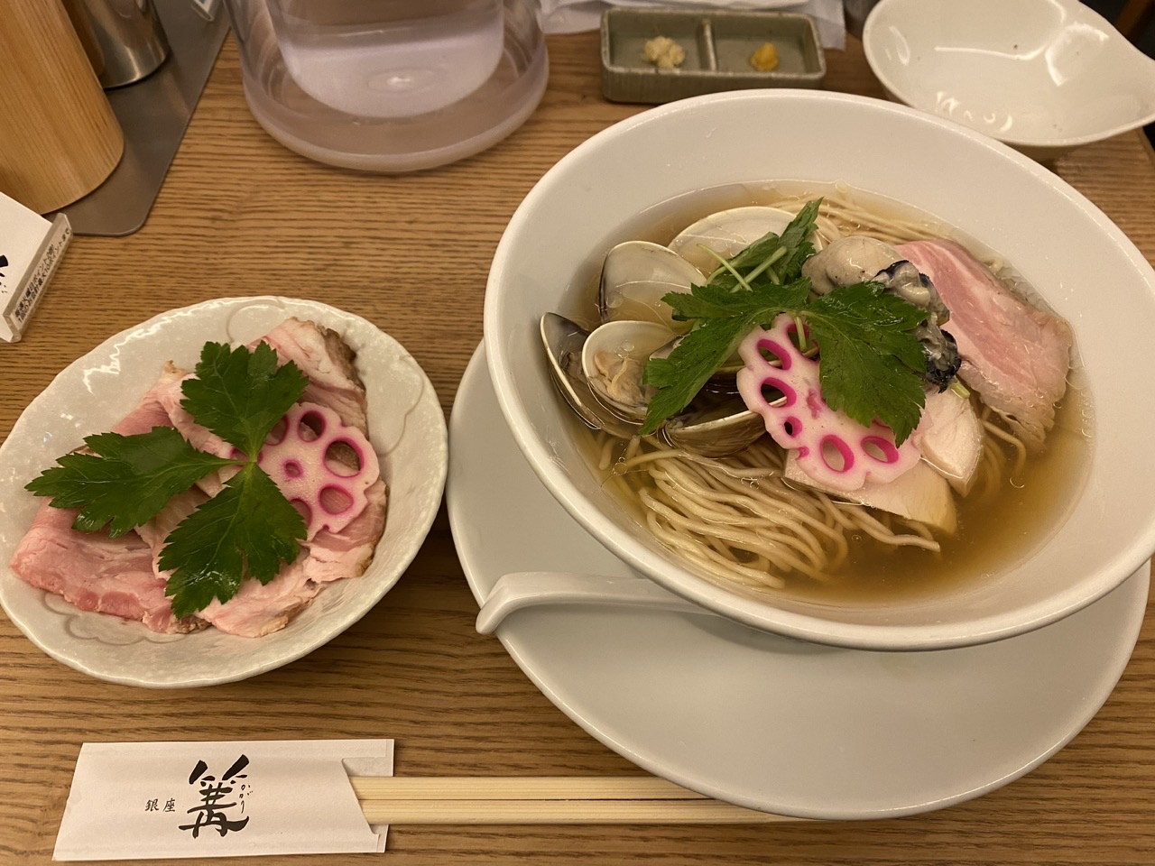 蛤と牡蠣Soba