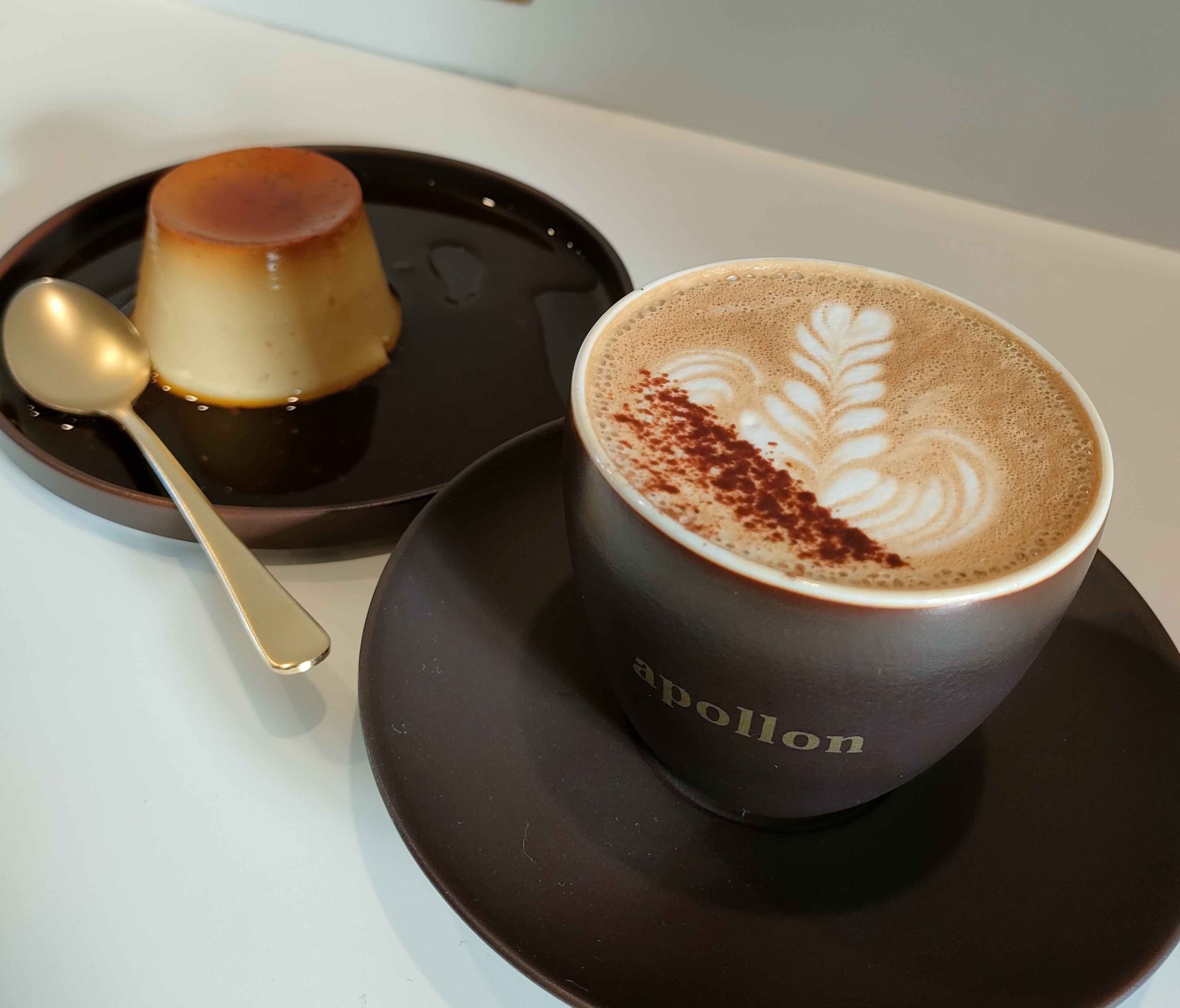 モカとブランデープリン
