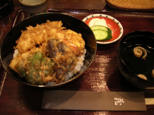 ランチの天丼