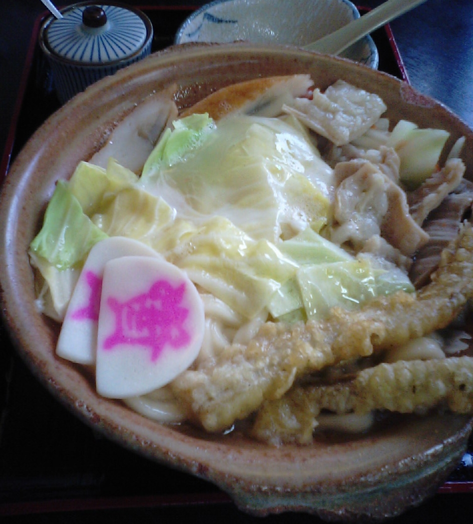 絶品！！もつ鍋焼きうどん